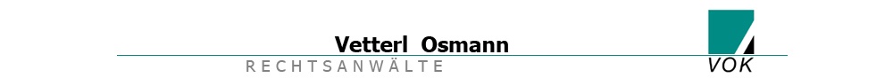 Logo Rechtsanwälte Vetterl, Osmann, Keil